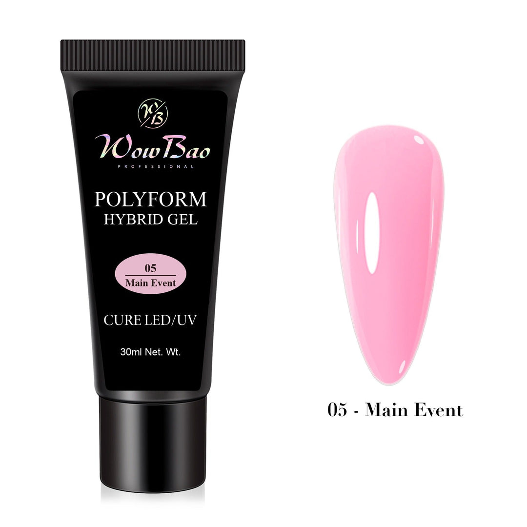 X-TENDZ Polyform Hybrid Gel- 05 Main Event WowBao Nails