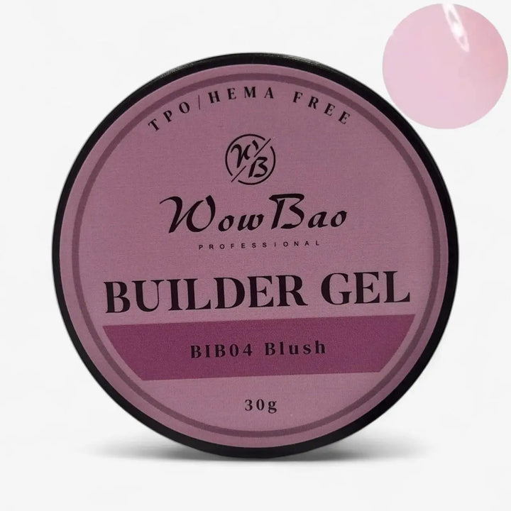 04 TPO/Hema Free Blush WOW Builder Gel 30g jar WowBao Nails