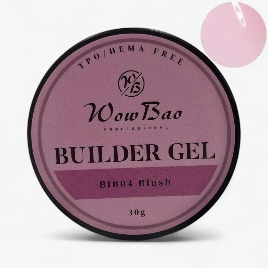 04 TPO/Hema Free Blush WOW Builder Gel 30g jar WowBao Nails