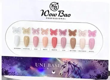 Colour Chart - Uni - Base All-in-One Base Coat ( Chart ONLY ) Wow Bao Nails