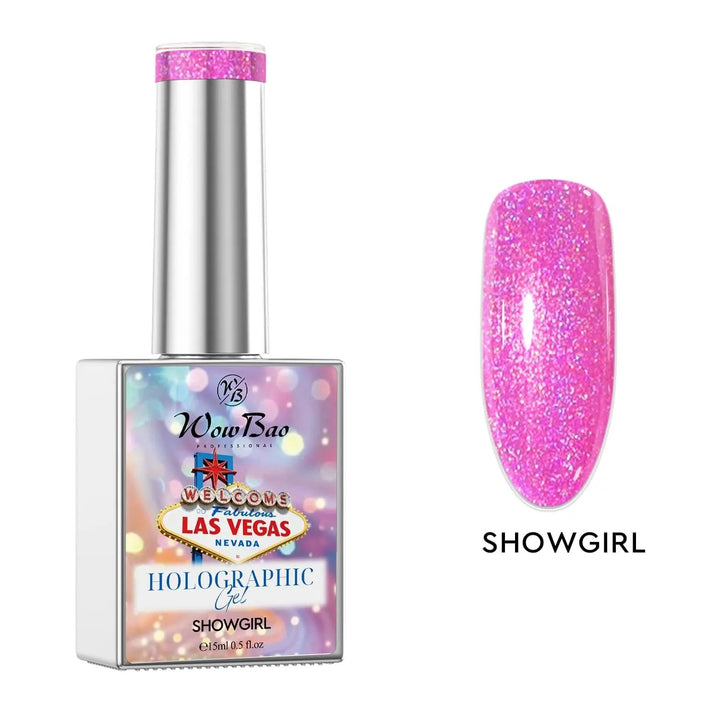 Las Vegas Gel Polish Set of 12 collection with colour chart - TPO / Hema-Free Gel Polish 15ml WowBao Nails