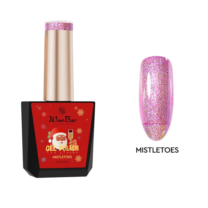 ***PRE ORDER*** Limited Edition! Drunken Xmas Party Gel Polish Set of 24 collection with colour book - TPO / Hema-Free Gel Polish 15ml WowBao Nails