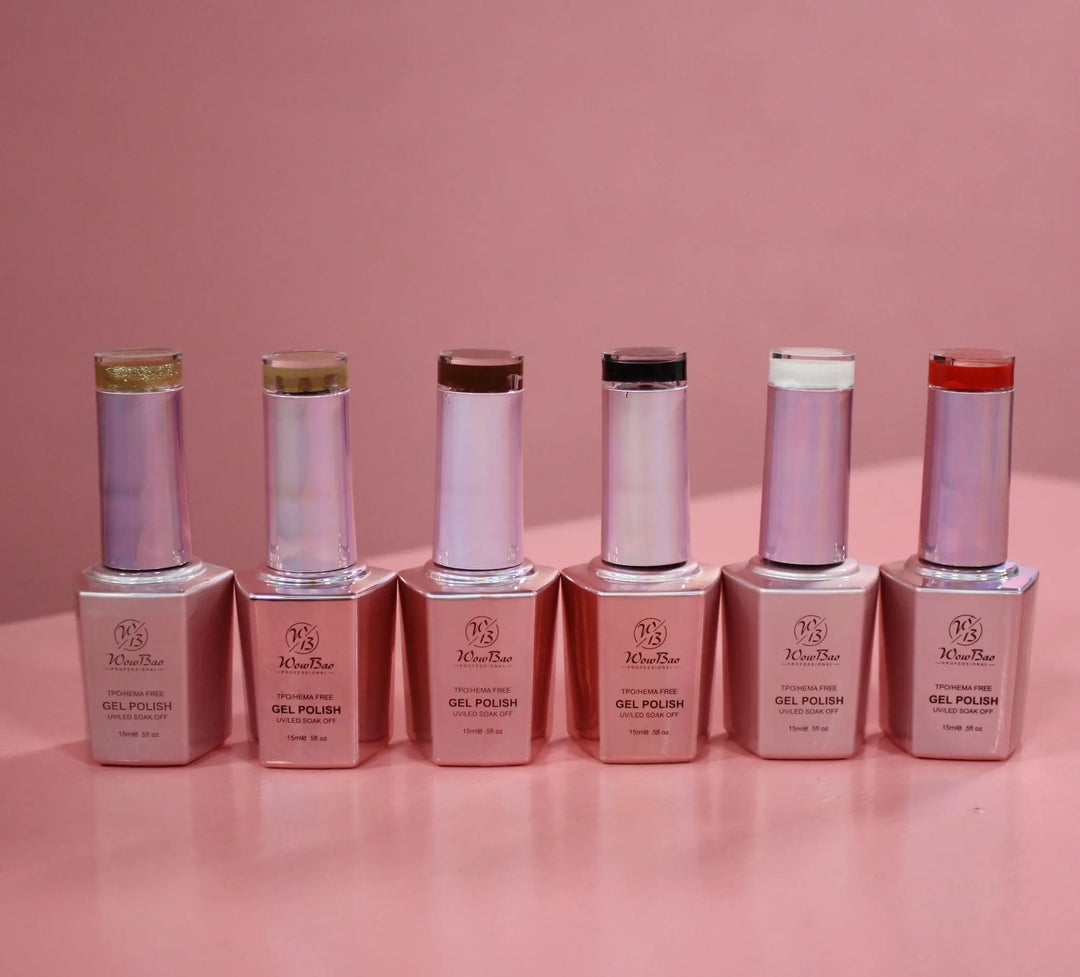 Chloe's signature bundle - set of 6 hema free Gel Polish WowBao Nails