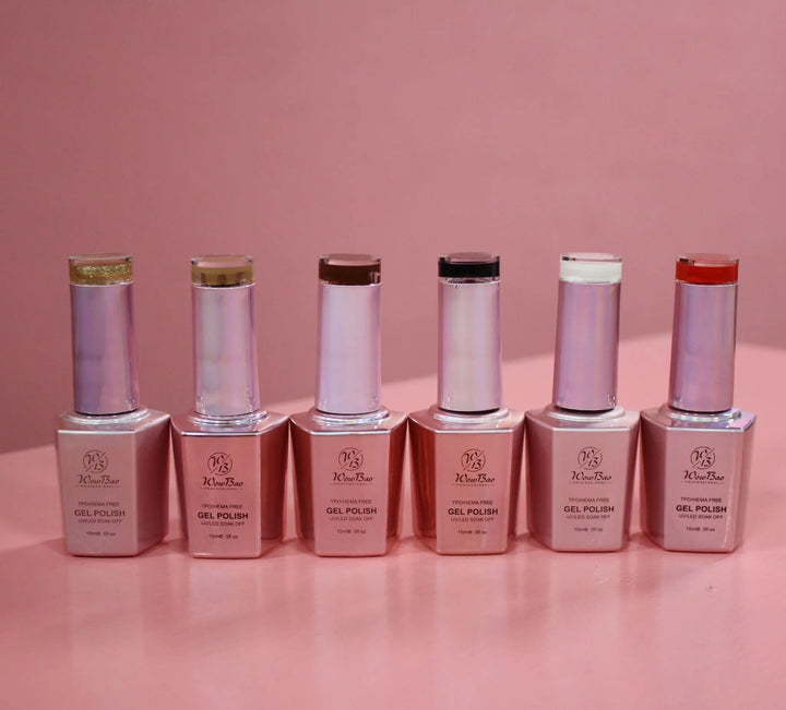 Chloe's signature bundle - set of 6 hema free Gel Polish WowBao Nails
