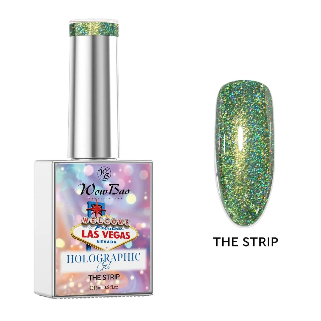 Las Vegas Gel Polish Set of 12 collection with colour chart - TPO / Hema-Free Gel Polish 15ml WowBao Nails