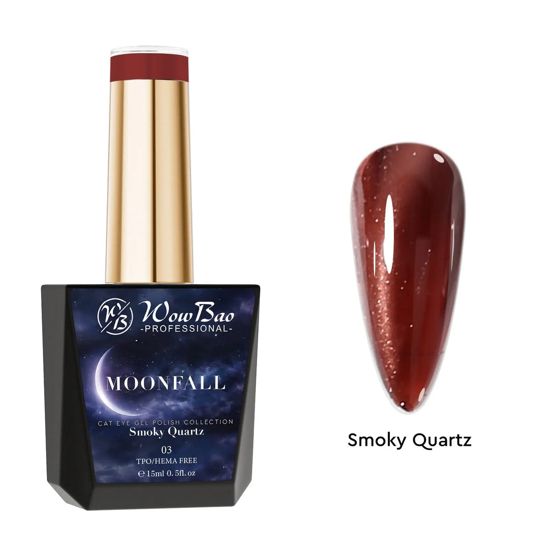 Moonfall Cat Eye collection set of 12 includes colour chart- TPO / Hema-Free Gel Polish 15ml WowBao Nails