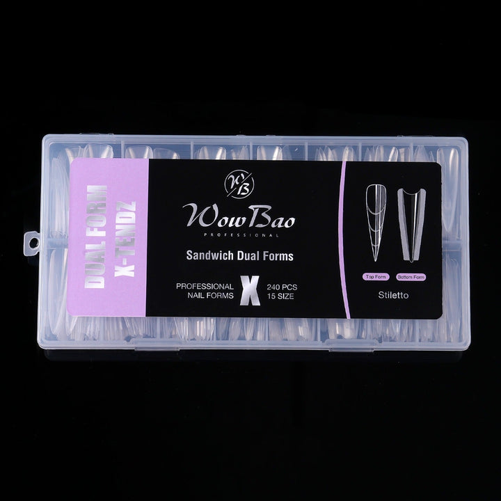 X-TENDZ Dual Forms  | Sandwich - Stiletto Wow Bao Nails