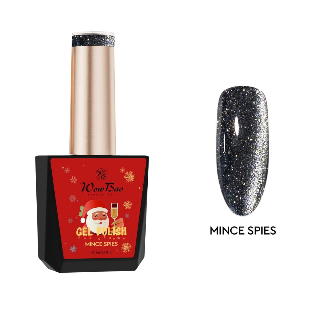 ***PRE ORDER*** Limited Edition! Drunken Xmas Party Gel Polish Set of 24 collection with colour book - TPO / Hema-Free Gel Polish 15ml WowBao Nails
