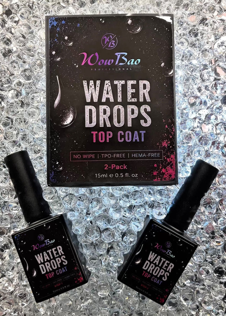 Water Drops Top Wow Bao Nails