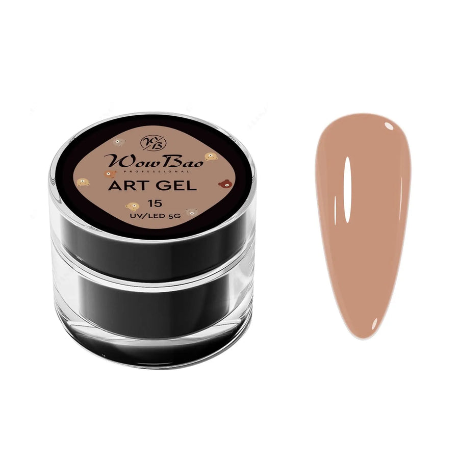 Art Gel Bear Colour  15 (5g pot ) WowBao Nails