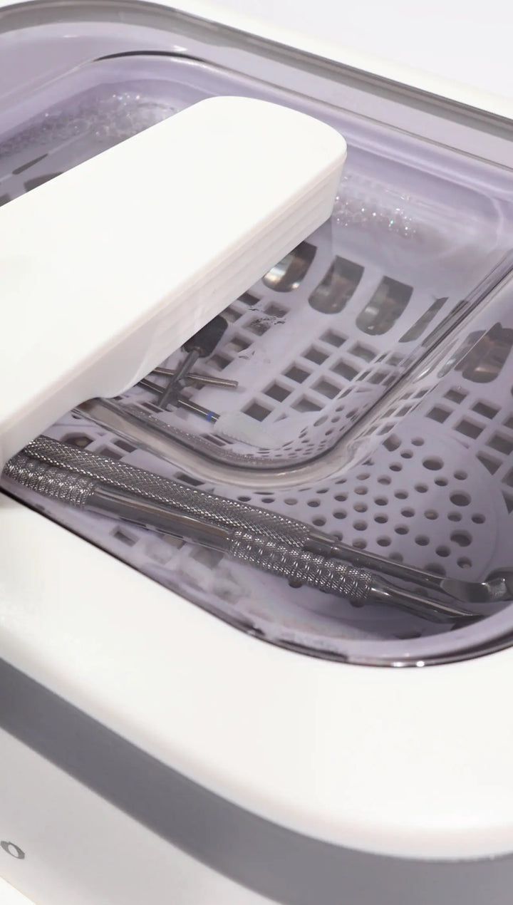 WowBao Professional Ultrasonic machine + Ultrasonic professional cleaning solution - 1 Litre Wow Bao Nails