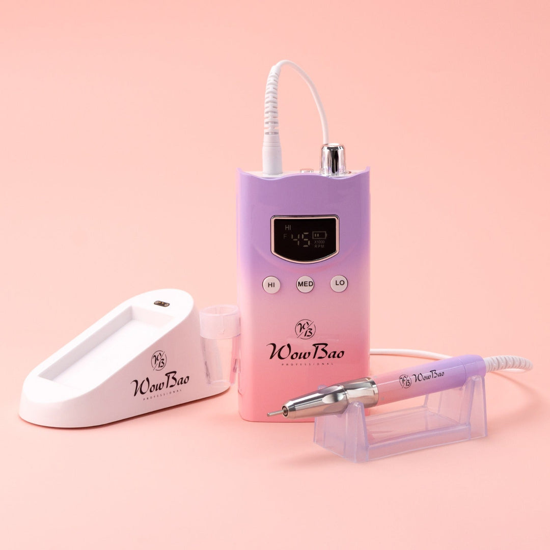 Professional Portable Hybrid Brushless E-File Nail Drill 45,000rpm 1 WowBao Nails