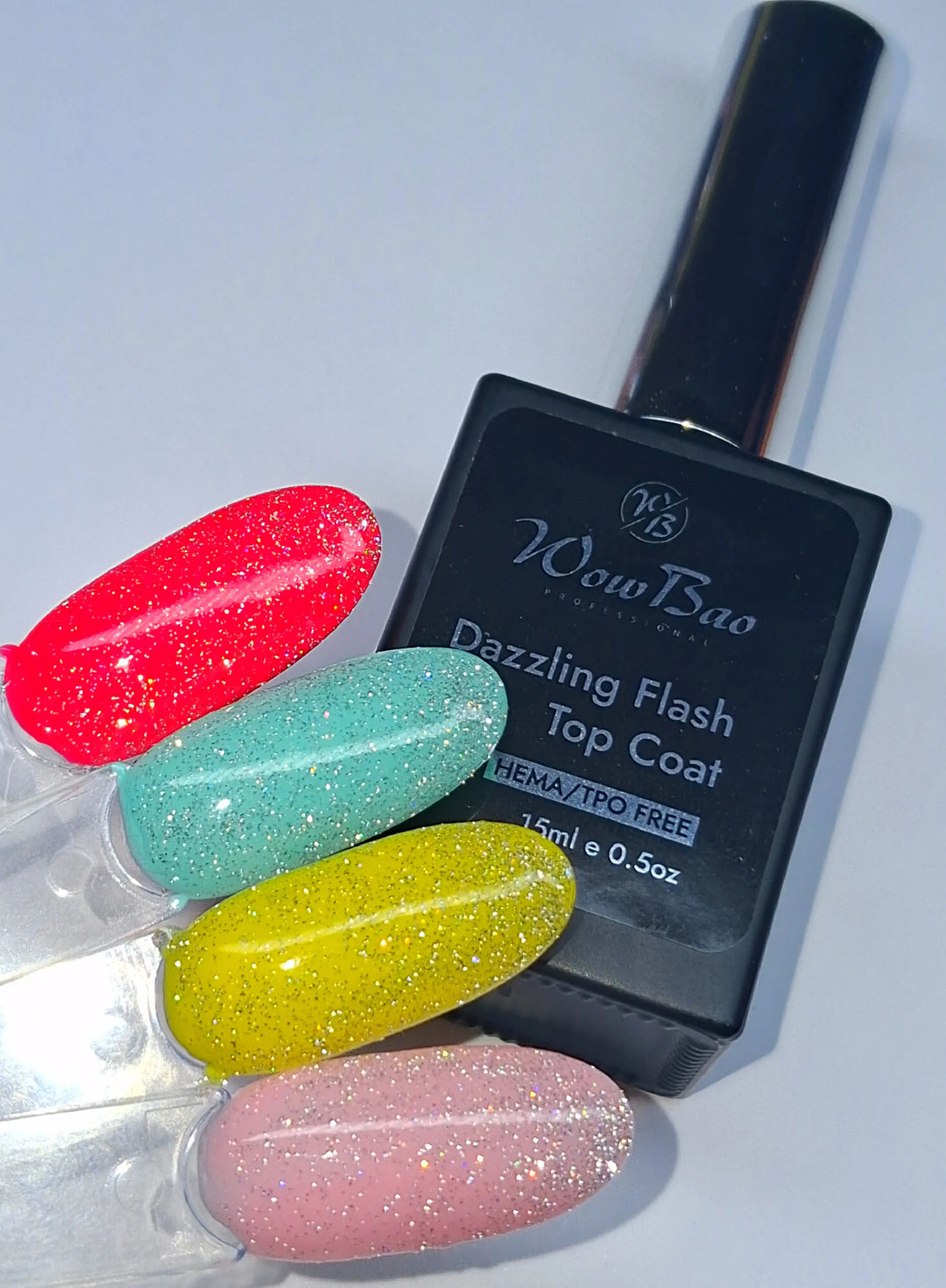 Dazzling Flash Top Coat Hema/TPO-Free Wow Bao Nails