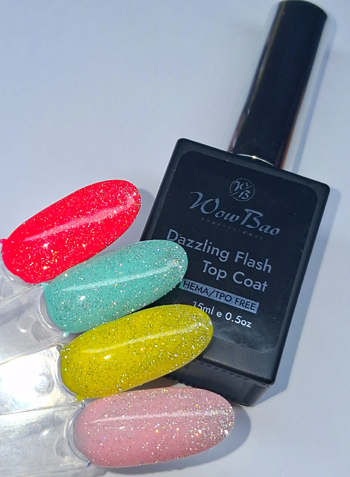 Dazzling Flash Top Coat Hema/TPO-Free Wow Bao Nails