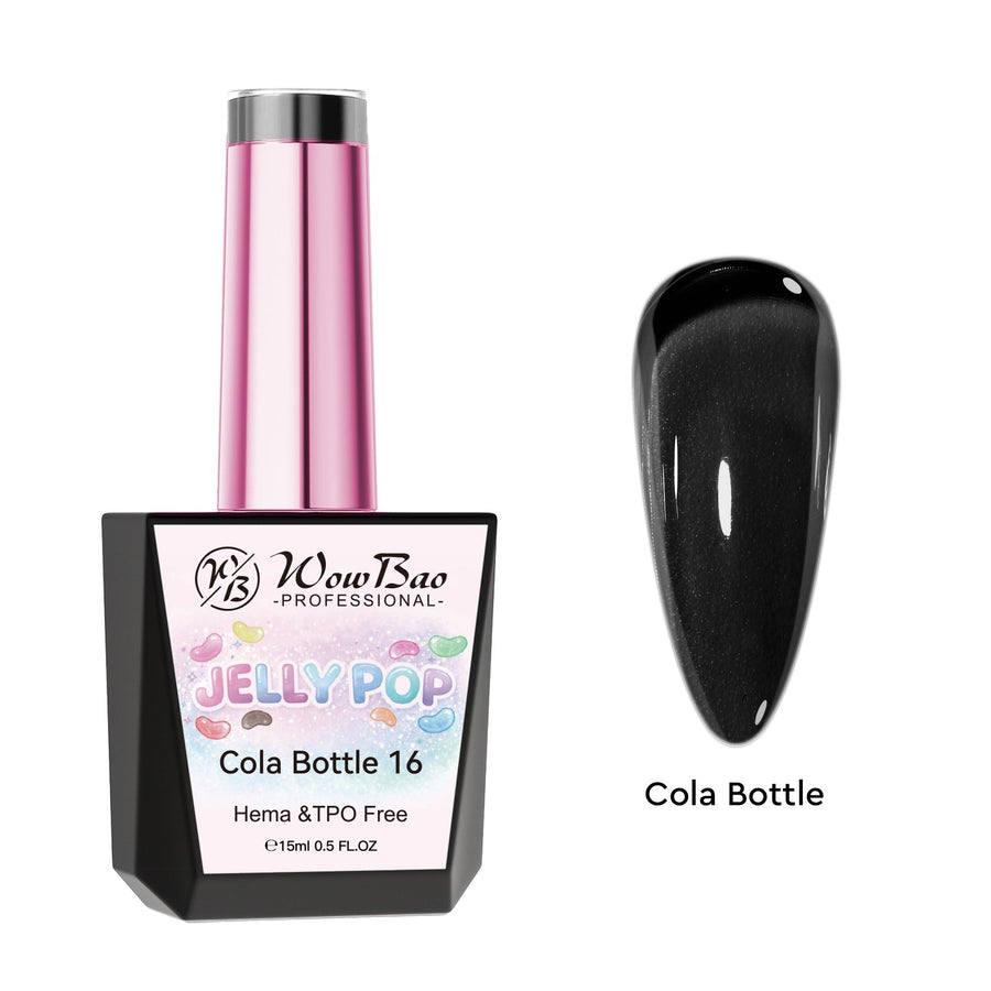 Jelly Gel 16 Cola Bottle - TPO / Hema-Free Gel Polish 15ml WowBao Nails