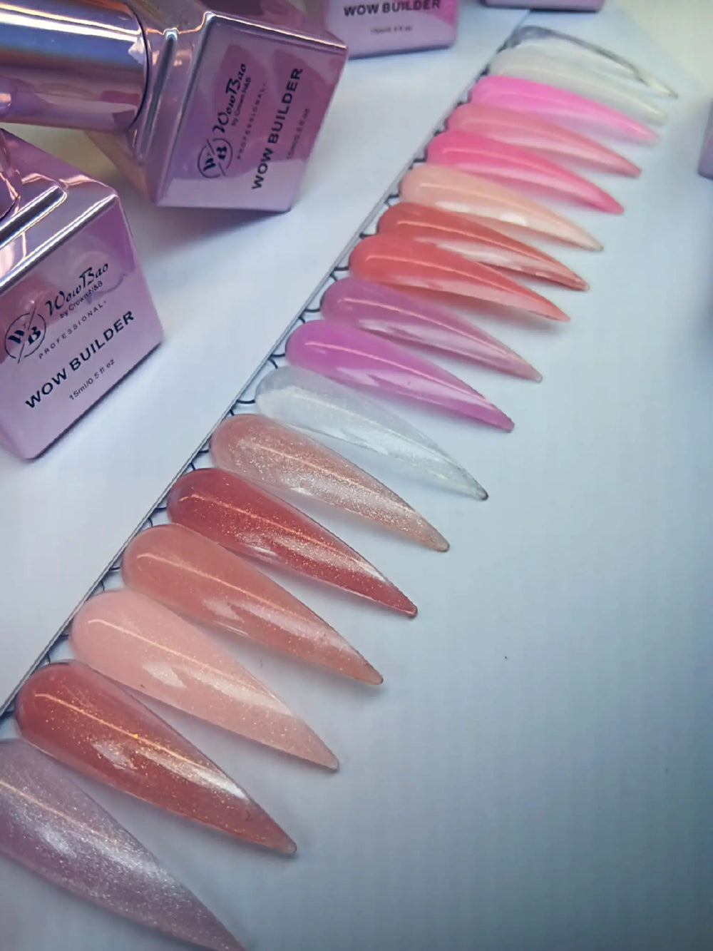 Wow Bao Full Builder Gel Set of 18 Wow Bao Nails