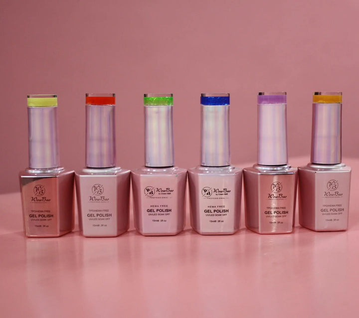Boonie's signature bundle - set of 6 hema free Gel Polish WowBao Nails