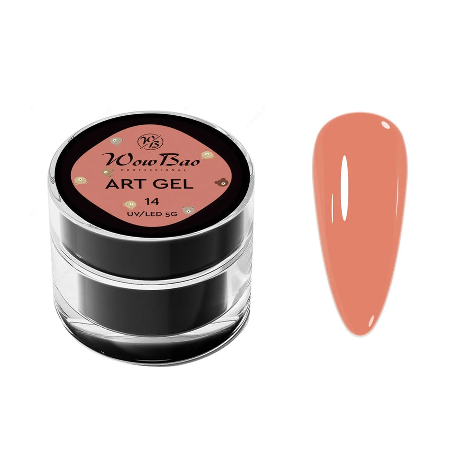 Art Gel Bear Colour 14 (5g pot ) WowBao Nails