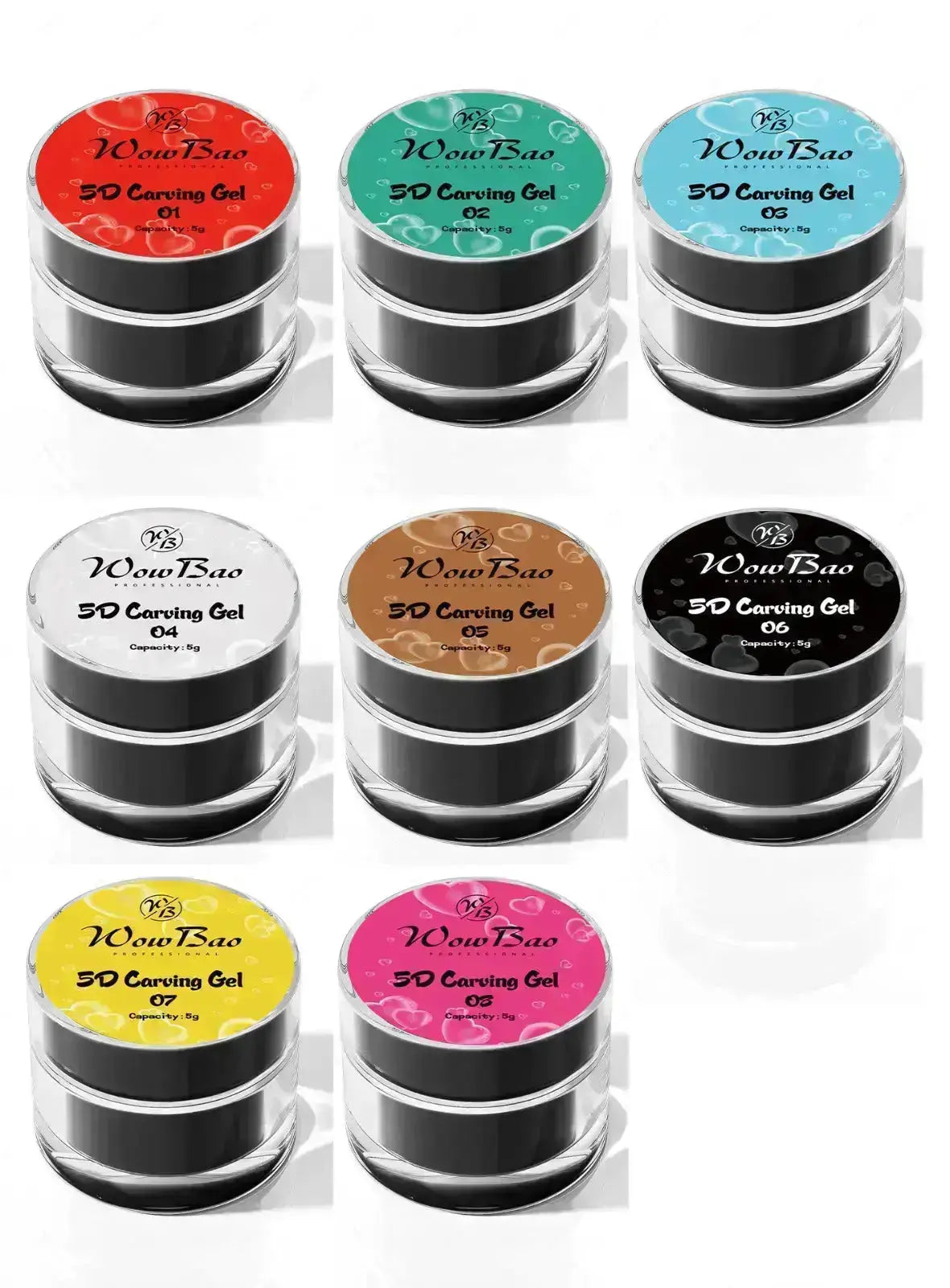 5D Carving Gel Collection - Enhance Your Art – WowBao Nails