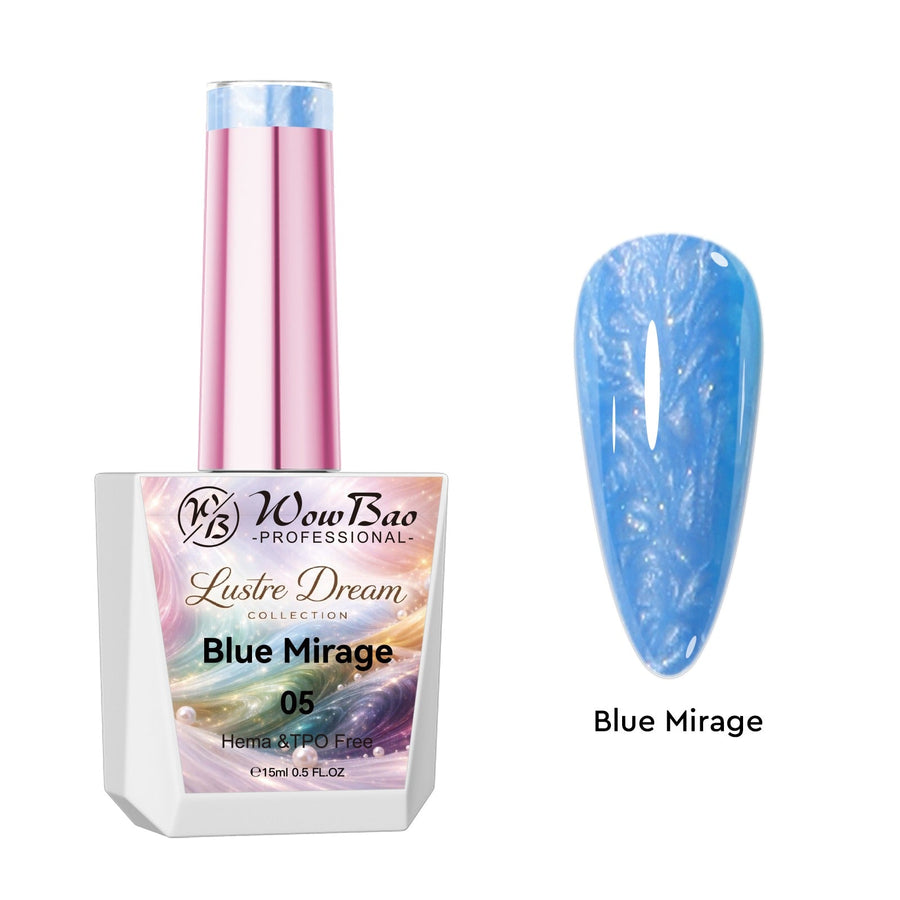 5 Blue Mirage - TPO / Hema-Free Gel Polish 15ml WowBao Nails