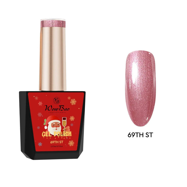 ***PRE ORDER*** Limited Edition! Drunken Xmas Party Gel Polish Set of 24 collection with colour book - TPO / Hema-Free Gel Polish 15ml WowBao Nails