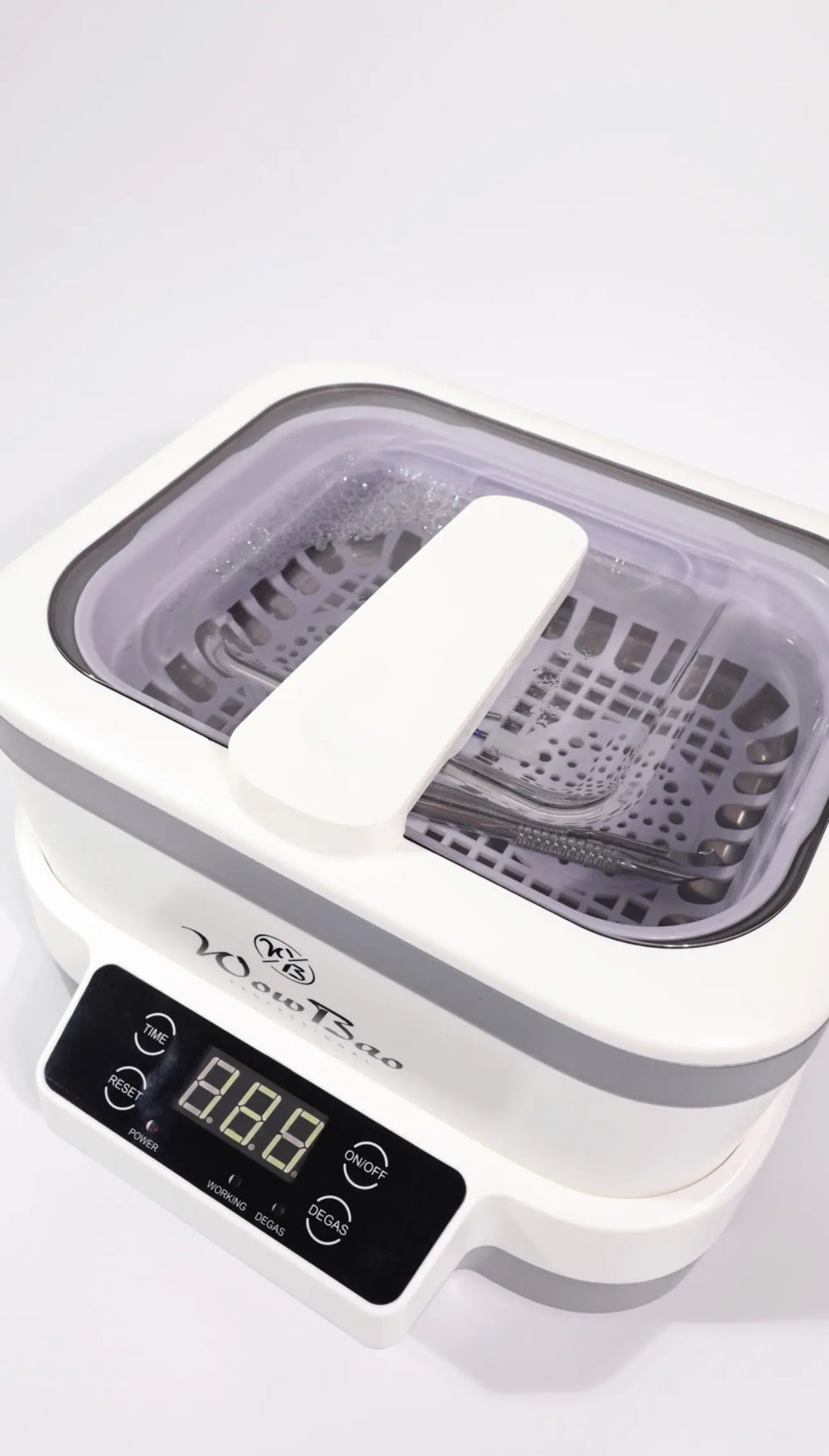 WowBao Professional Ultrasonic machine + Ultrasonic professional cleaning solution - 1 Litre Wow Bao Nails