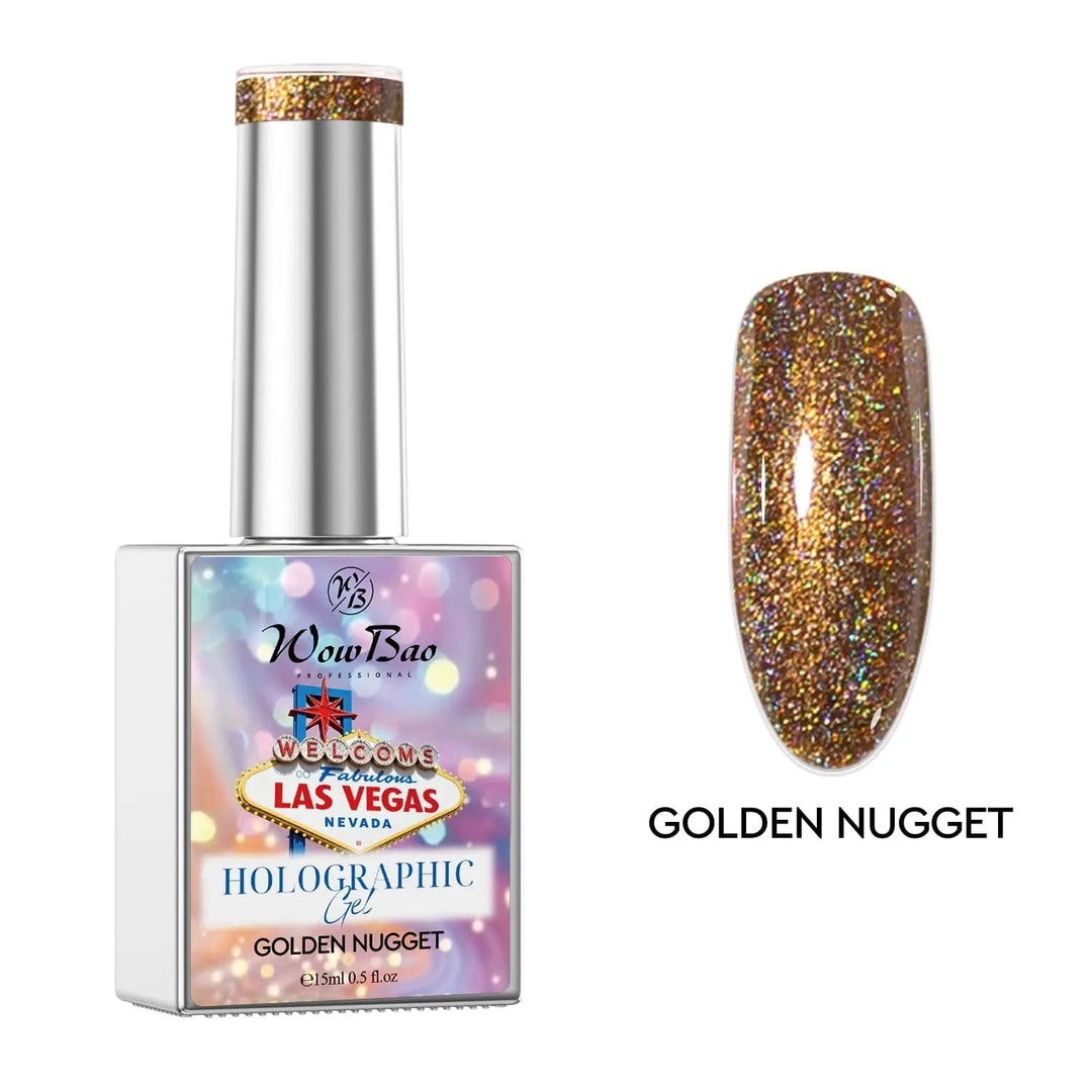 Las Vegas Gel Polish Set of 12 collection with colour chart - TPO / Hema-Free Gel Polish 15ml WowBao Nails