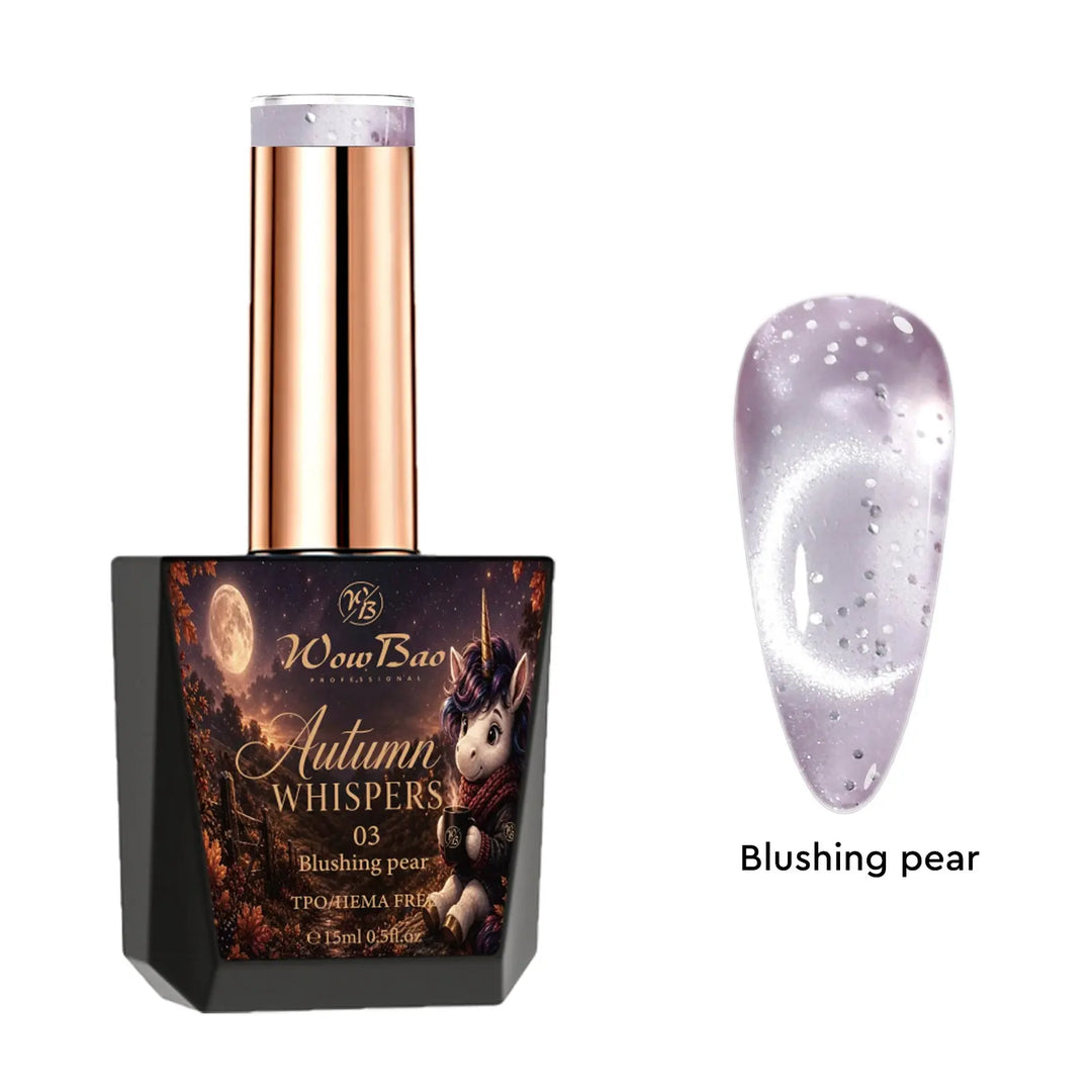 Autumn Whispers Cat Eye collection set of 9 includes colour chart- TPO / Hema-Free Gel Polish 15ml WowBao Nails