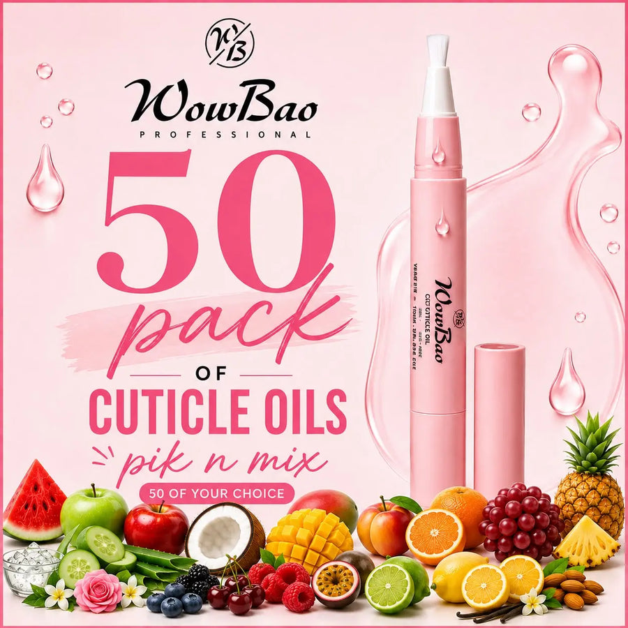 Cuticle oil scent selection of 50 WowBao Nails