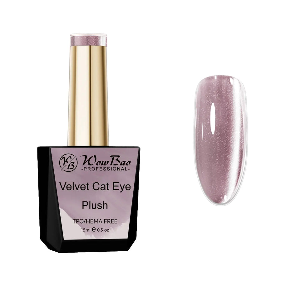 Velvet Cat Eye Plush - TPO / Hema-Free Gel Polish 15ml WowBao Nails