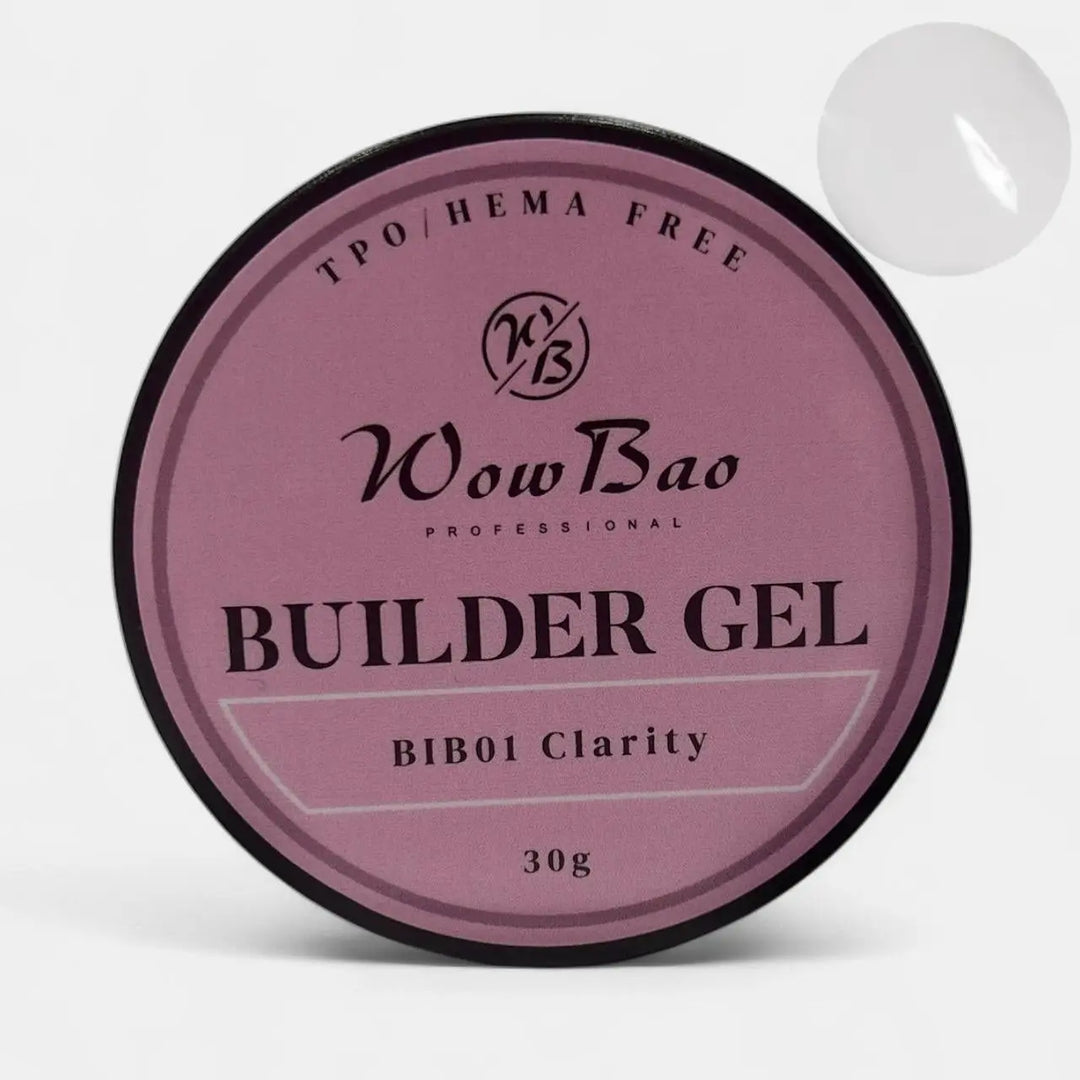 01 TPO/Hema Free Clarity WOW builder 30g Jar ( Clear ) WowBao Nails