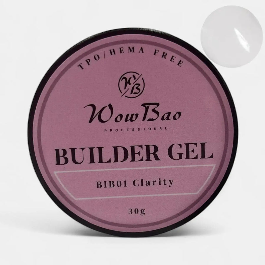 01 TPO/Hema Free Clarity WOW builder 30g Jar ( Clear ) WowBao Nails