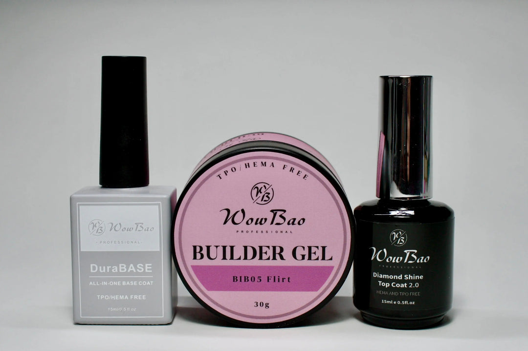 WowBao TPO/Hema Free Builder Gel in Jar "TRY ME" Bundle for Nails Wow Bao Nails