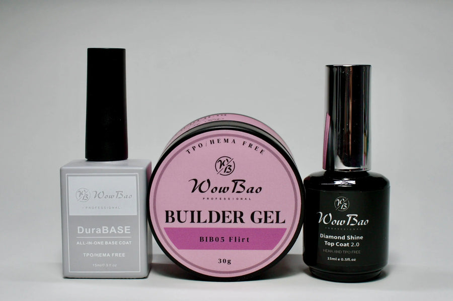 WowBao TPO/Hema Free Builder Gel in Jar "TRY ME" Bundle for Nails Wow Bao Nails