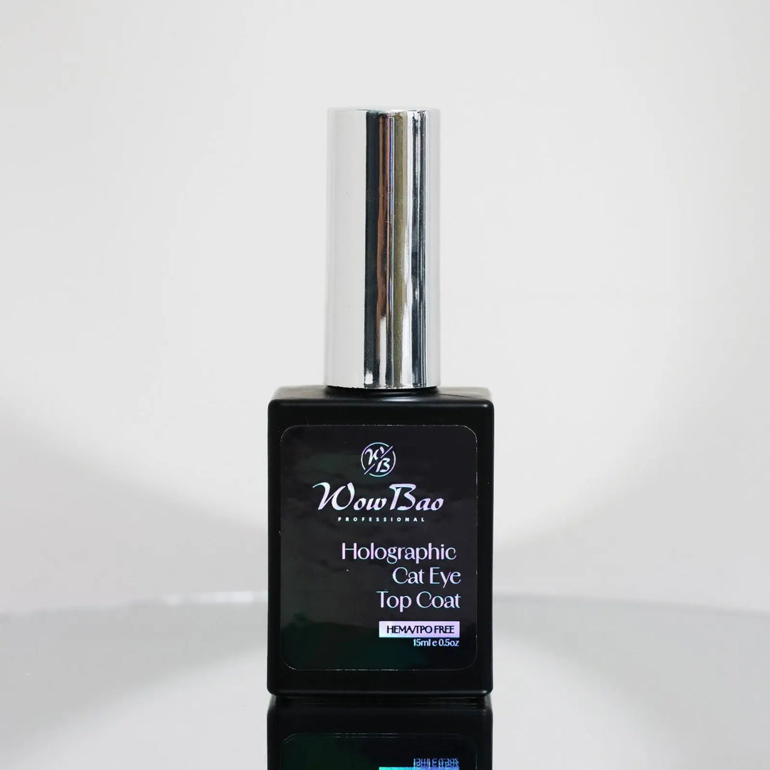 Holographic Cat Eye Top Coat Hema/TPO-Free Wow Bao Nails