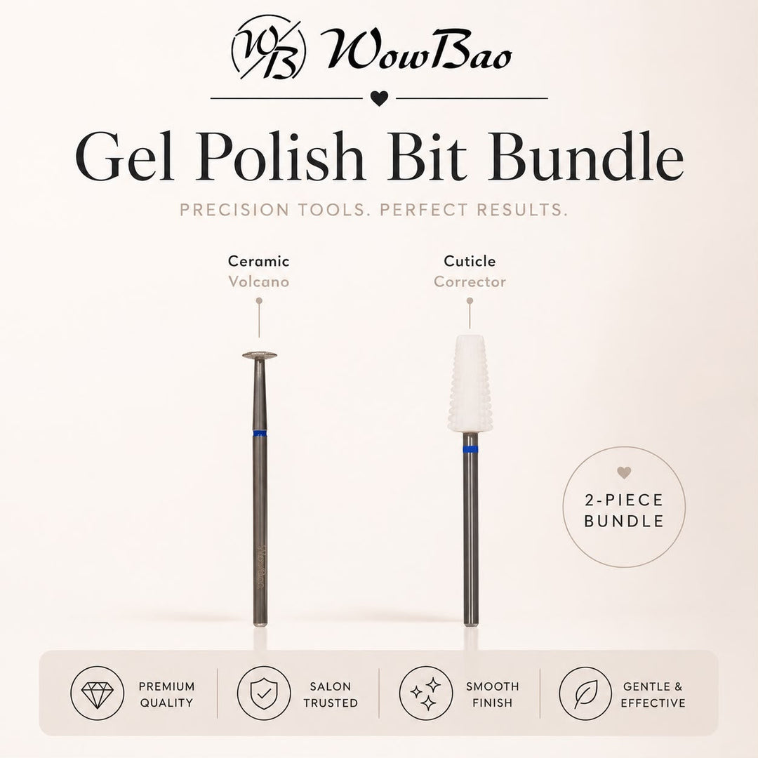Gel Polish E-File Bit Bundle WowBao Nails