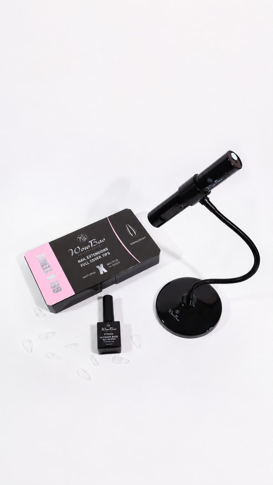 X-Tendz Full Cover System Starter Bundle Wow Bao Nails