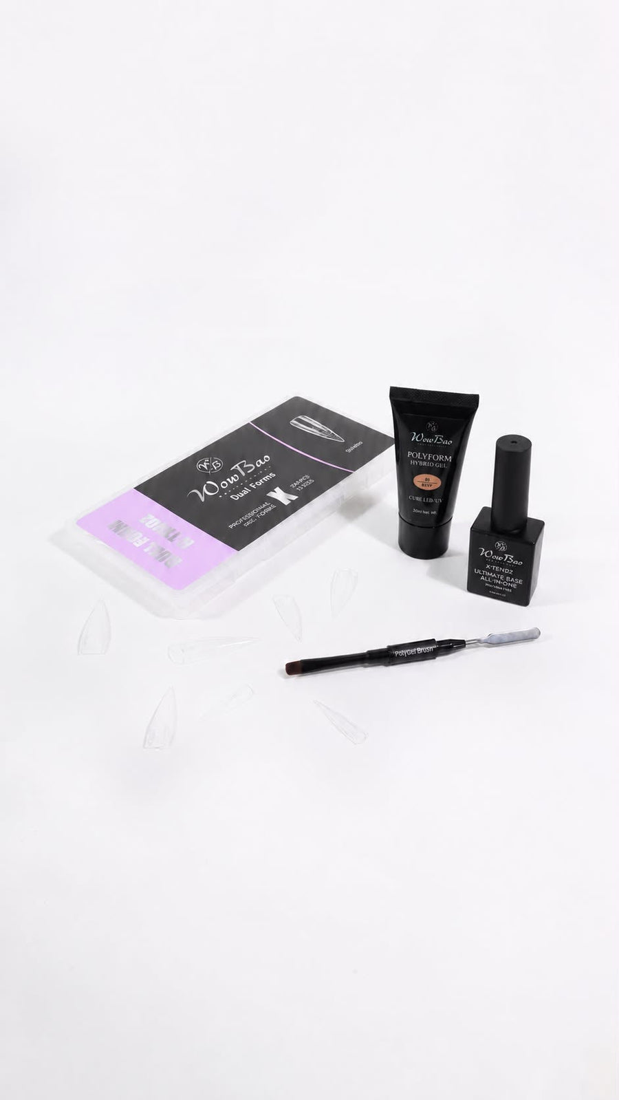 X-Tendz Dual Form Bundle Wow Bao Nails