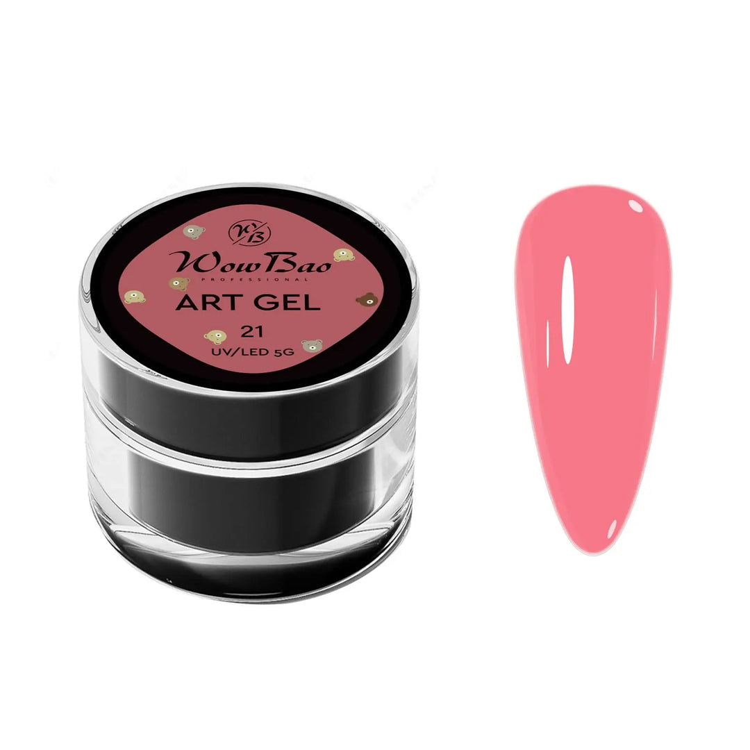 Art Gel Bear Colour 21 (5g pot ) WowBao Nails
