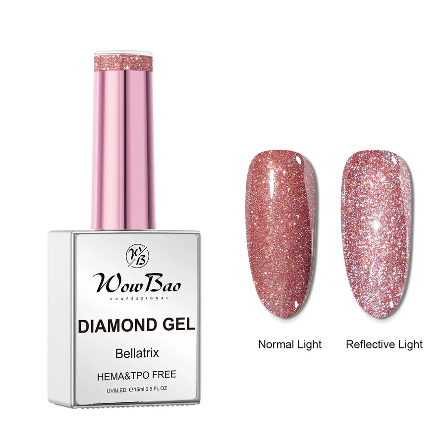 6 Bellatrix , Hema-Free Diamond Gel Polish 15ml WowBao Nails