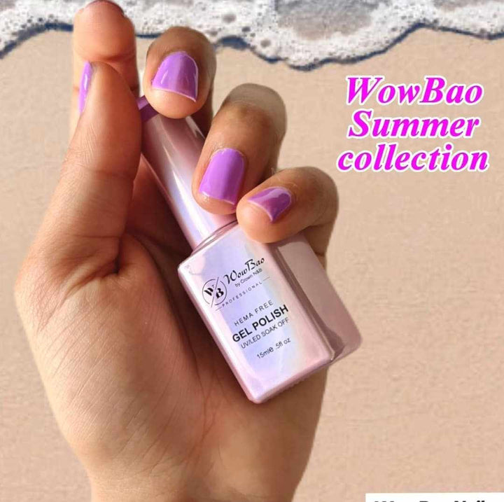 WowBao Nails SUMMER COLECTION! Neon Colletion - set of 6 hema free Gel Polish