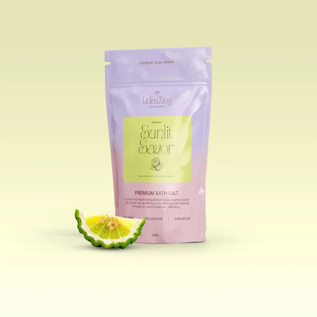 Relax Zing Large Sunlit Savor Bergamot - Premium Bath Salt