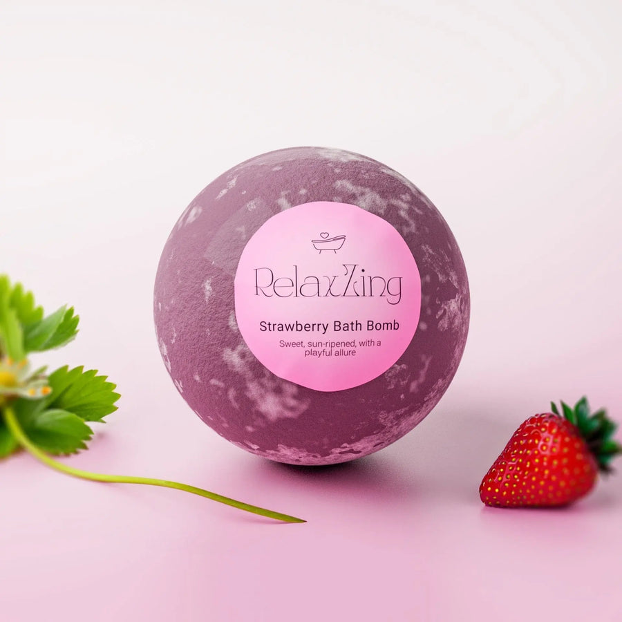 Relax Zing Sweet Kiss-Strawberry Bathbomb