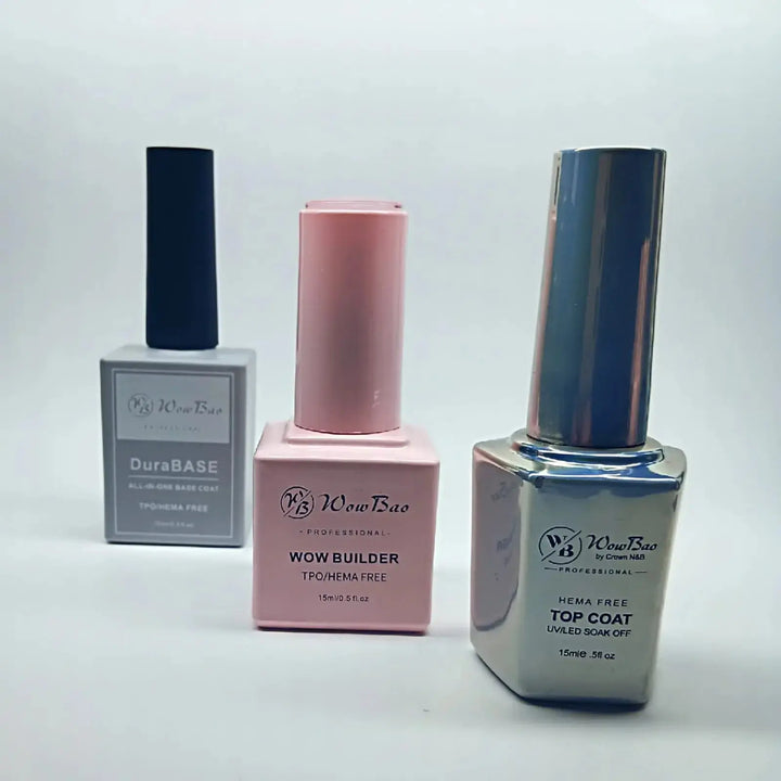 Wow Bao Nails TPO/Hema Free Builder Gel "TRY ME" Bundle