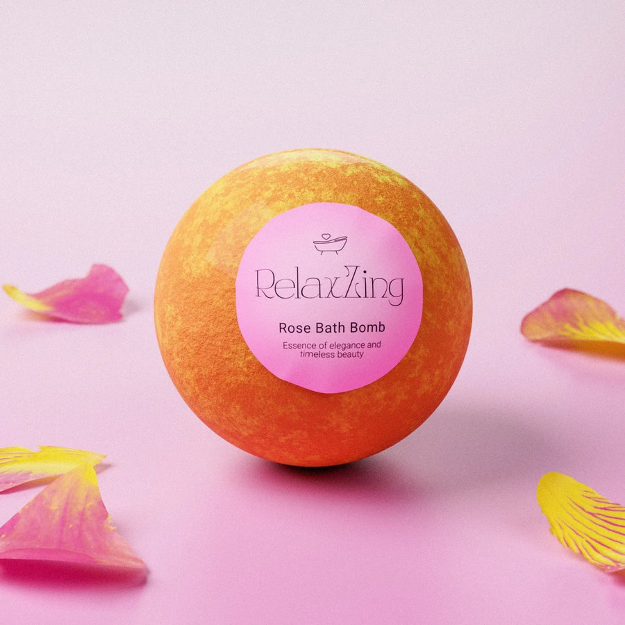 Relax Zing Velvet Veil - Rose Bath Bomb