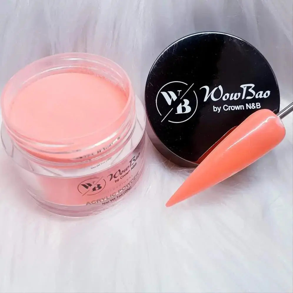 Wow Bao Nails 28g / 1oz 120 Tangerine WowBao Acrylic Powder