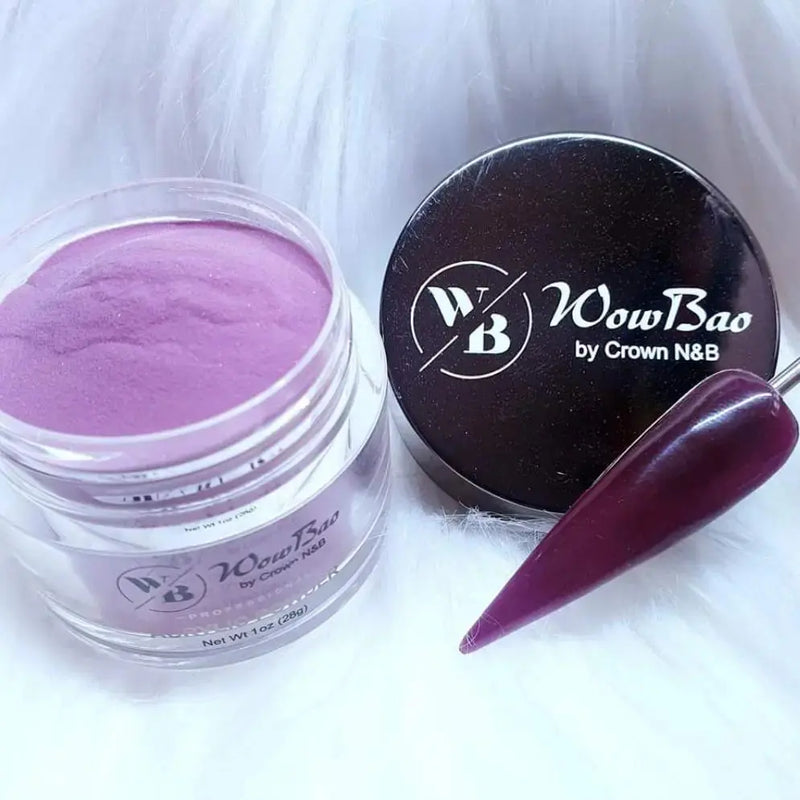 Wow Bao Nails 28g / 1oz 142 Plummy WowBao Acrylic Powder