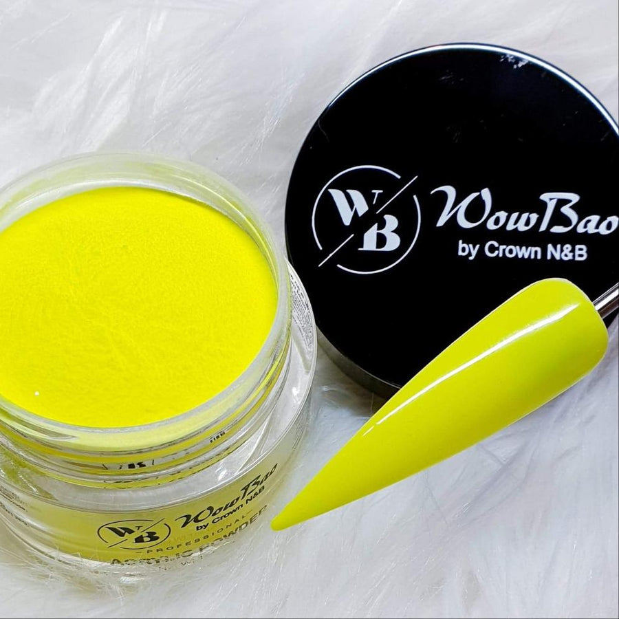 Wow Bao Nails 28g / 1oz 143 WOW Yellow WowBao Acrylic Powder