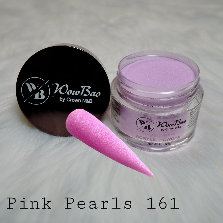 WowBao Nails 161 Pink Pearls 1oz/28g Wowbao Acrylic Powder