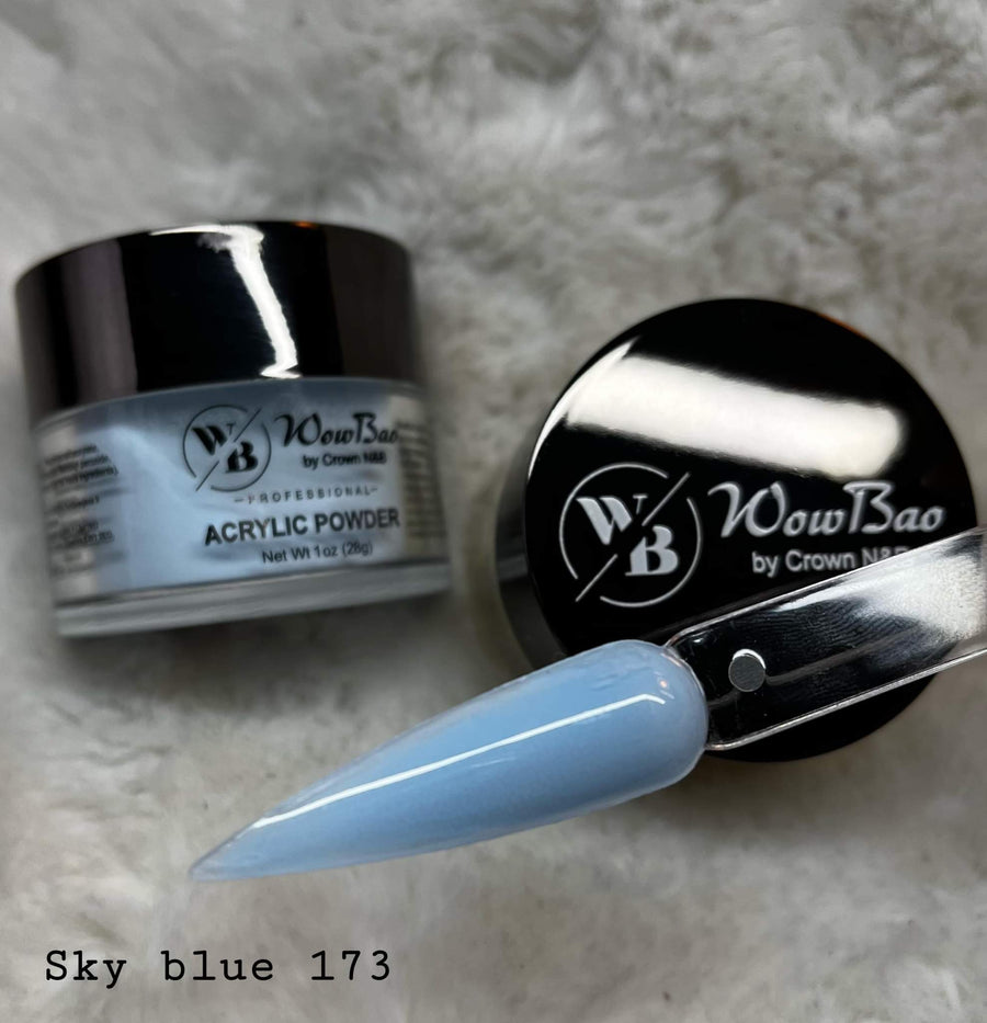WowBao Nails 173 Sky Blue 1oz/28g Wowbao Acrylic Powder